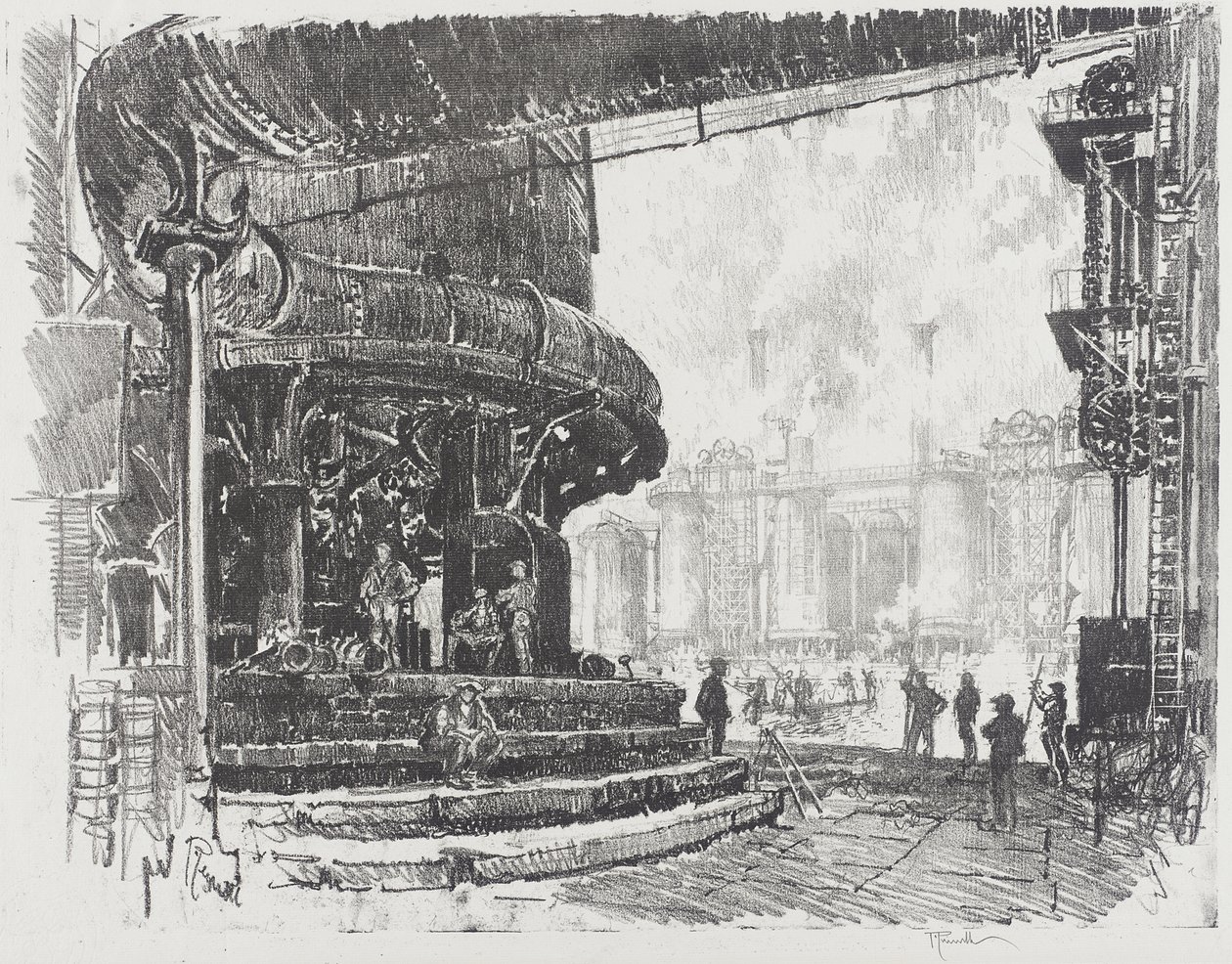 A nyersvas előállítása: a nagyolvasztók alapja alkotó: Joseph Pennell