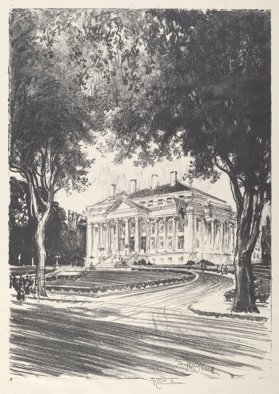 Nemzeti Vöröskereszt központja, Washington alkotó: Joseph Pennell