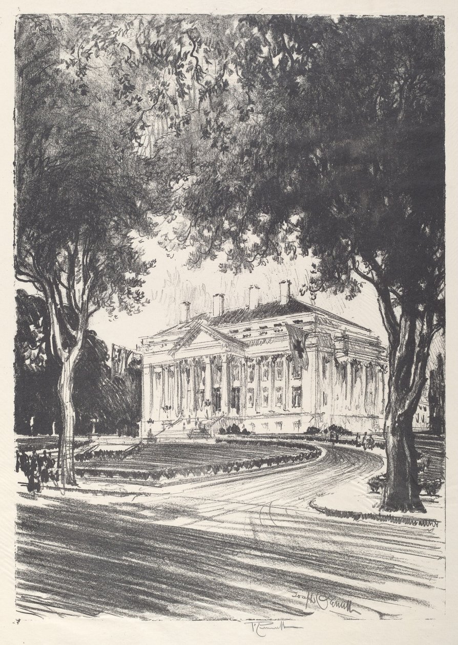 A Nemzeti Vöröskereszt központja, Washington alkotó: Joseph Pennell