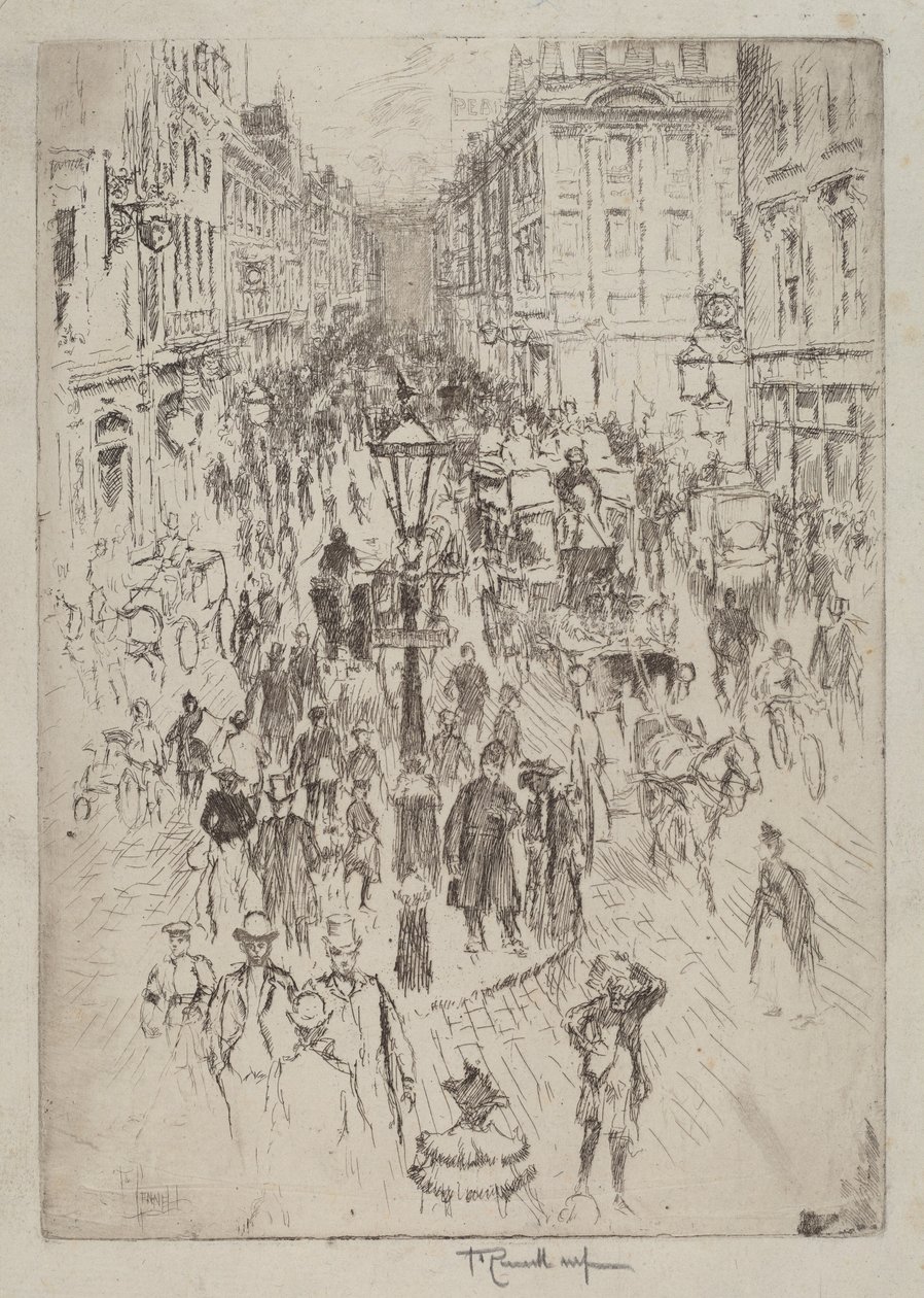 New Oxford Street, London alkotó: Joseph Pennell