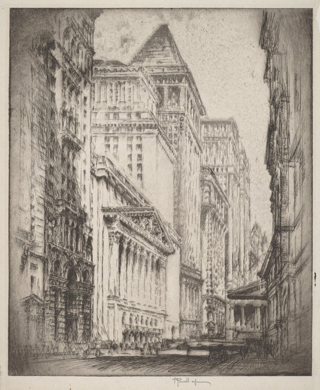 New York-i tőzsde alkotó: Joseph Pennell