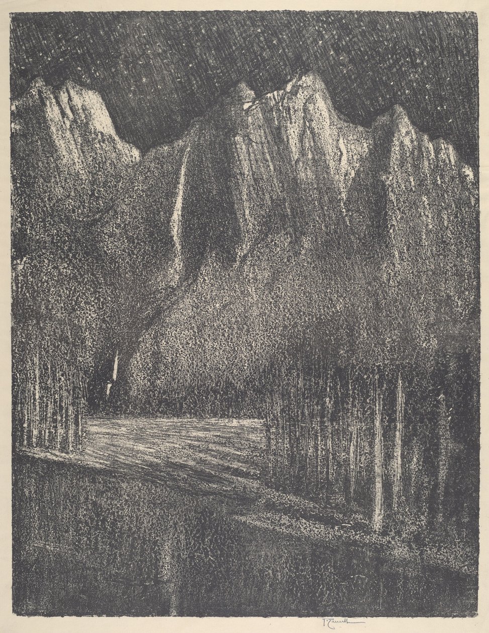 Éjszaka a Yosemite-ben alkotó: Joseph Pennell
