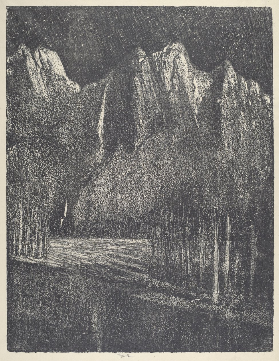 Éjszaka a Yosemite-ben alkotó: Joseph Pennell