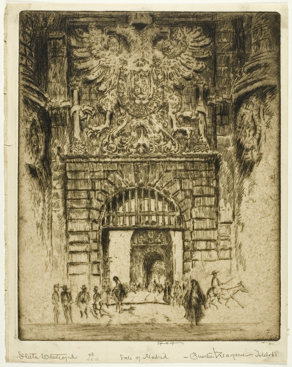 San Maclou tornáca, Rouen alkotó: Joseph Pennell
