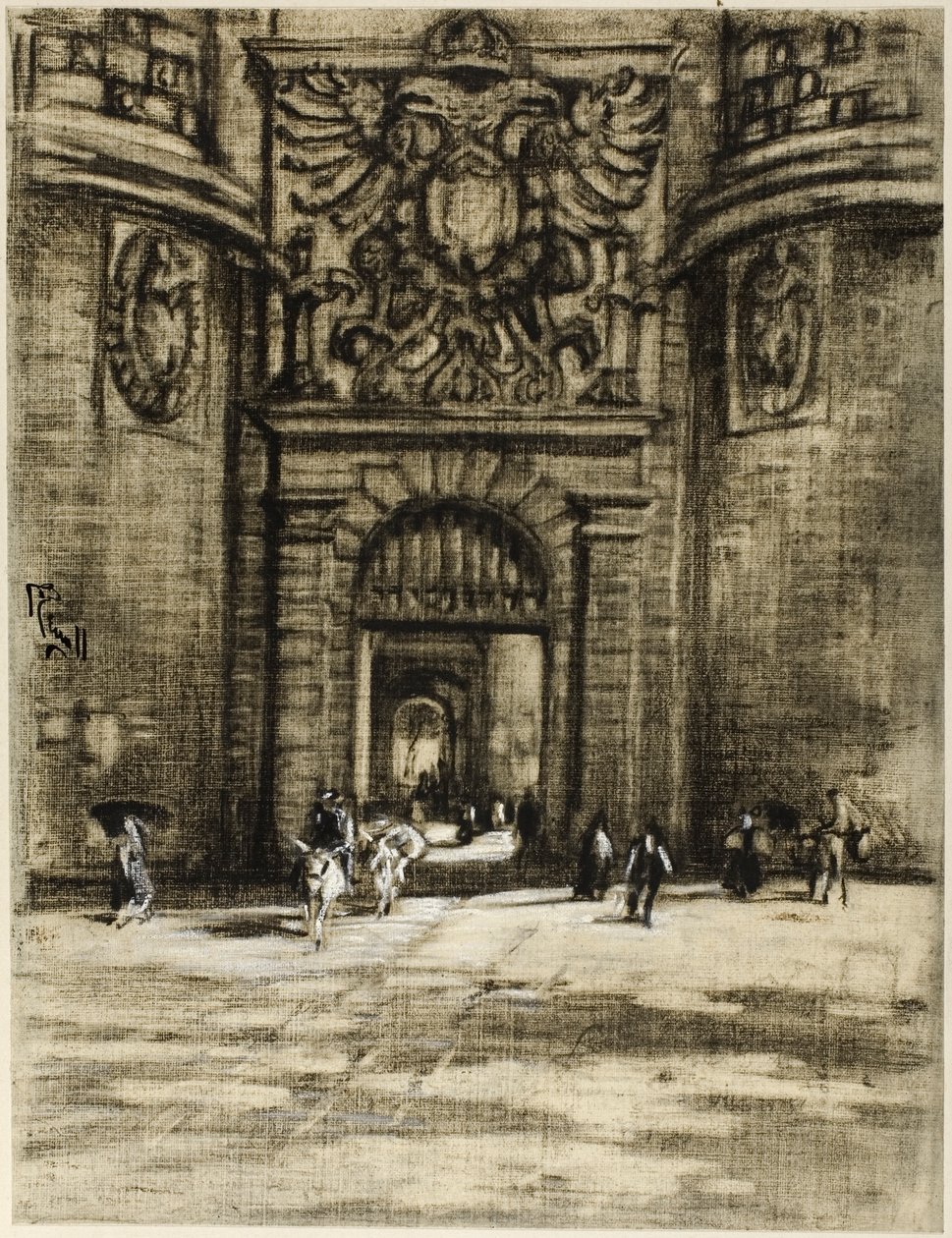 Porta Viragia, Toledo alkotó: Joseph Pennell