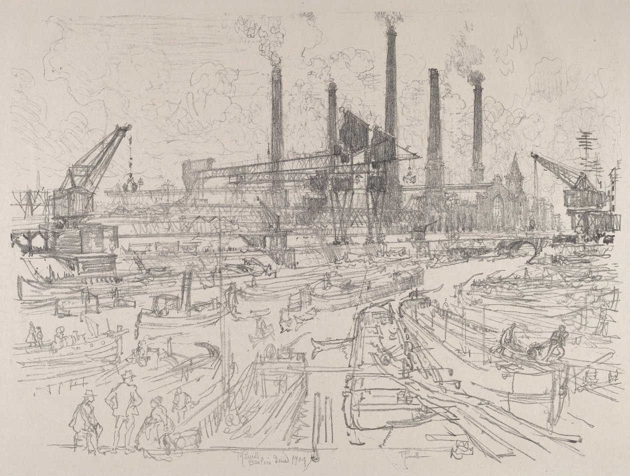 Erőmű, Berlin alkotó: Joseph Pennell