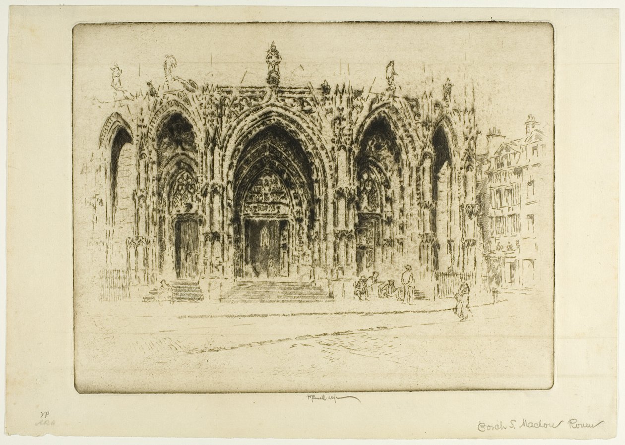 Puerta Bisagra, Madrid kapuja, Toledo alkotó: Joseph Pennell