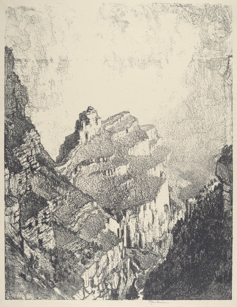Út a fehér városba, 1912. II. sz. alkotó: Joseph Pennell