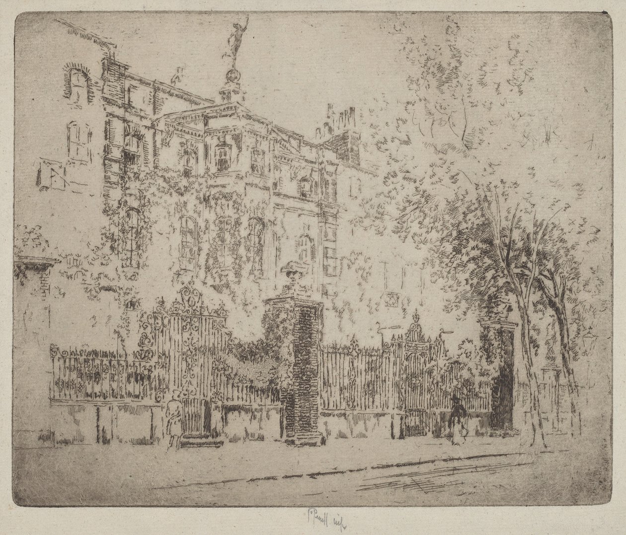 Rossetti háza alkotó: Joseph Pennell