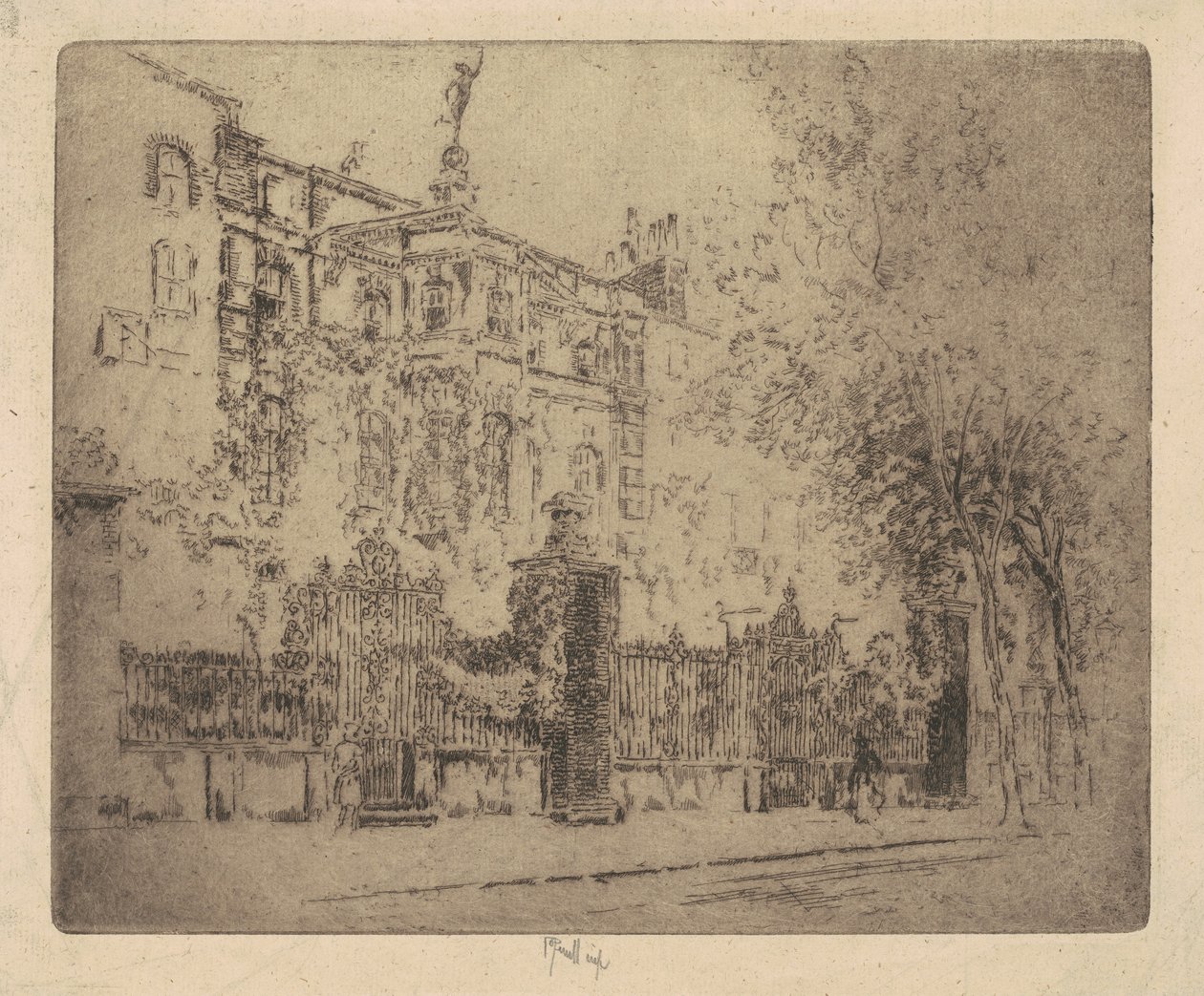 Rossetti háza alkotó: Joseph Pennell