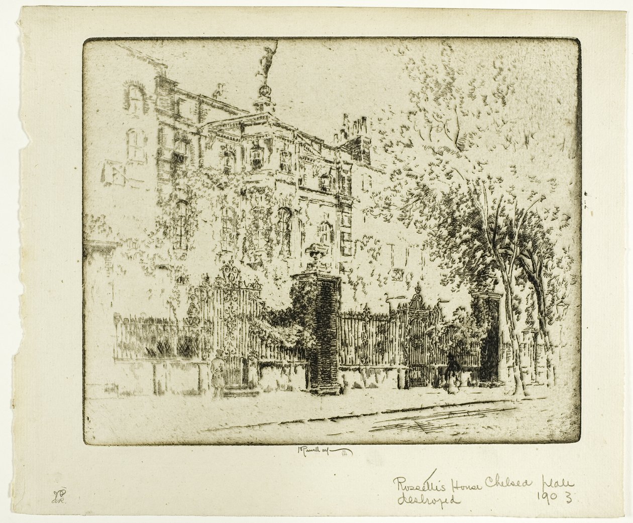 Rossetti háza alkotó: Joseph Pennell