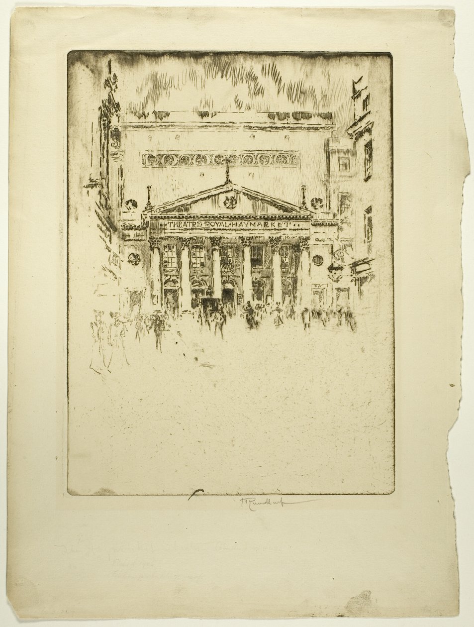 Royal Haymarket Színház alkotó: Joseph Pennell