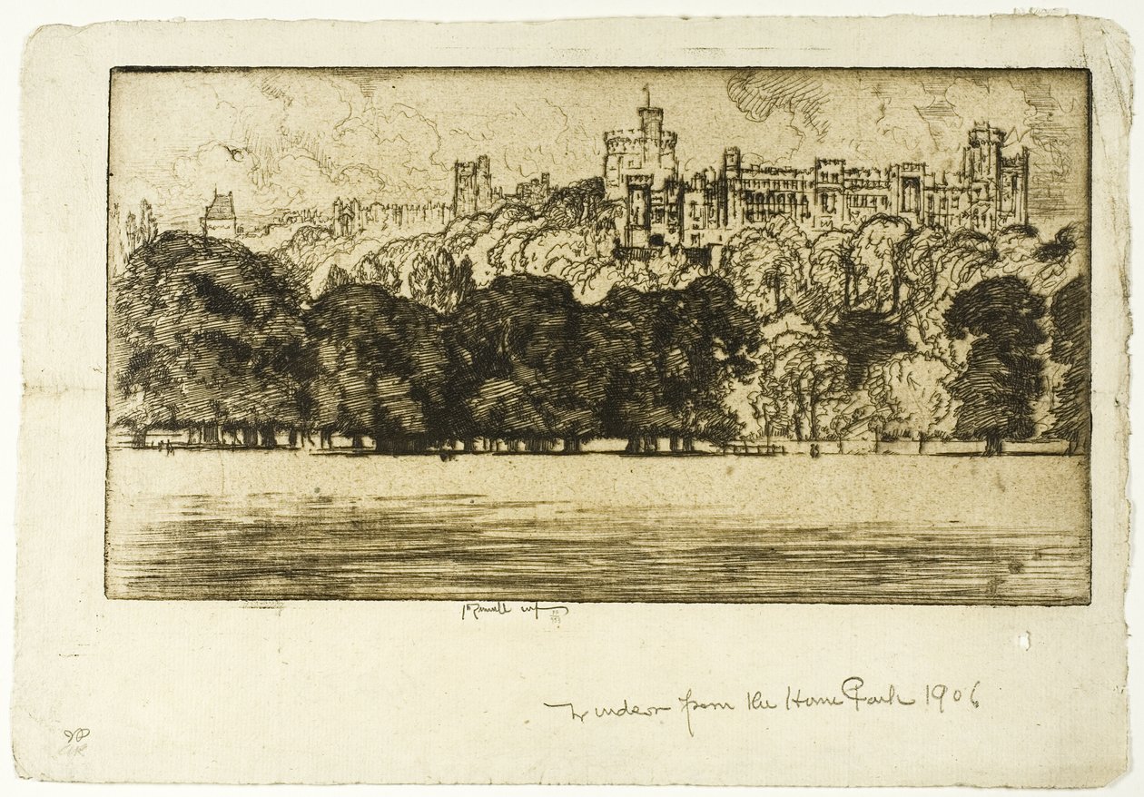 Királyi Windsor alkotó: Joseph Pennell