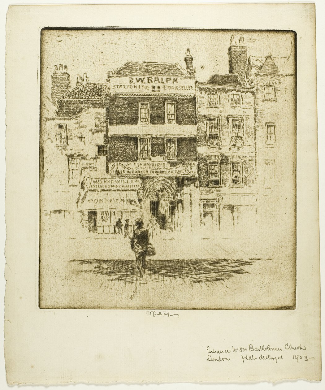 Szent Bertalan kapuja alkotó: Joseph Pennell