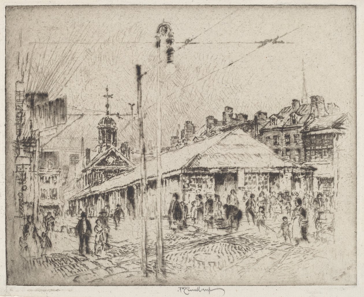 Second Street Market, Philadelphia alkotó: Joseph Pennell