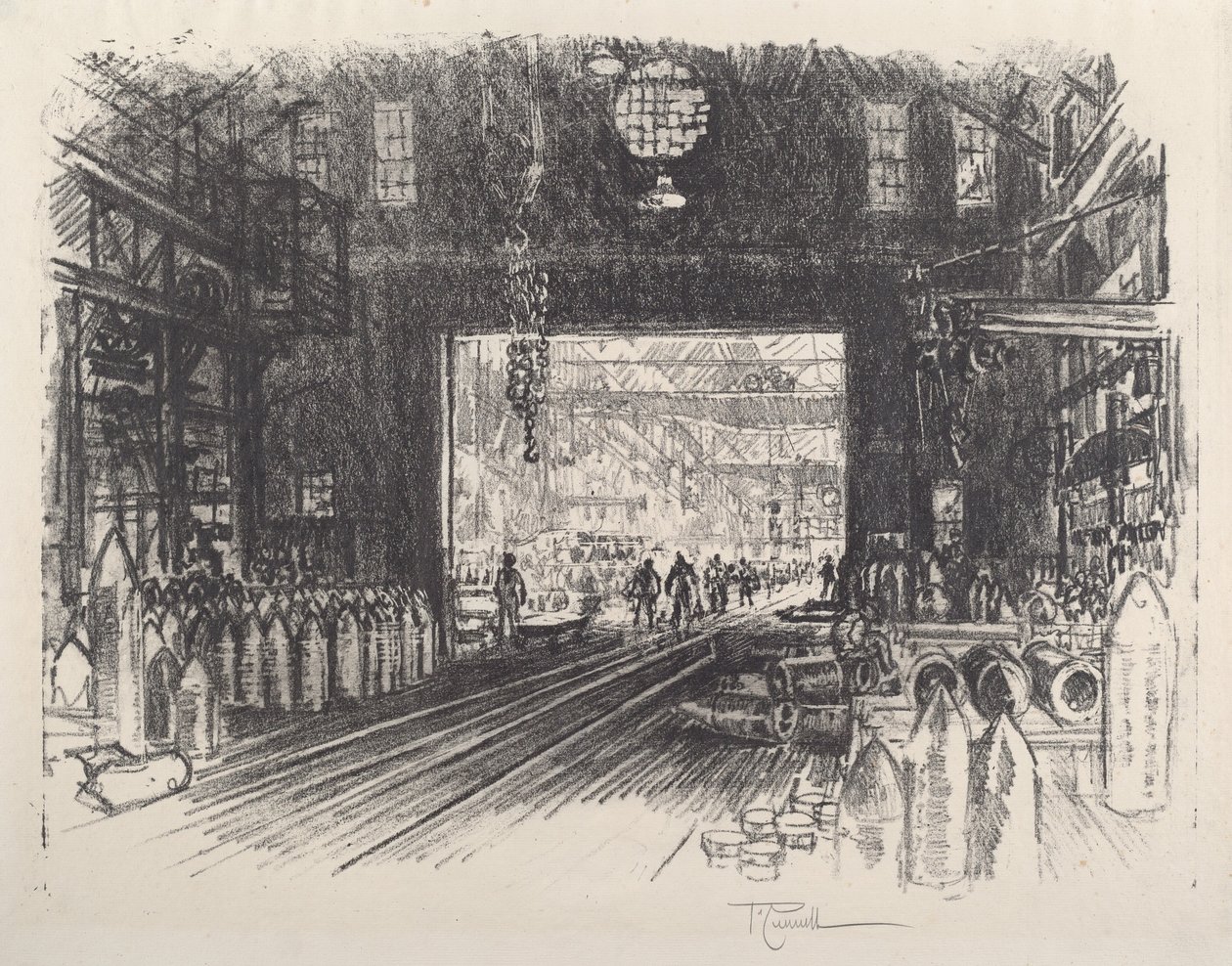Shell-gyár, II. számú alkotó: Joseph Pennell