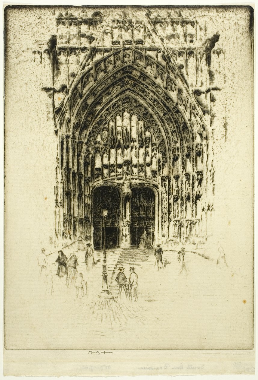 Déli ajtó, Beauvais alkotó: Joseph Pennell