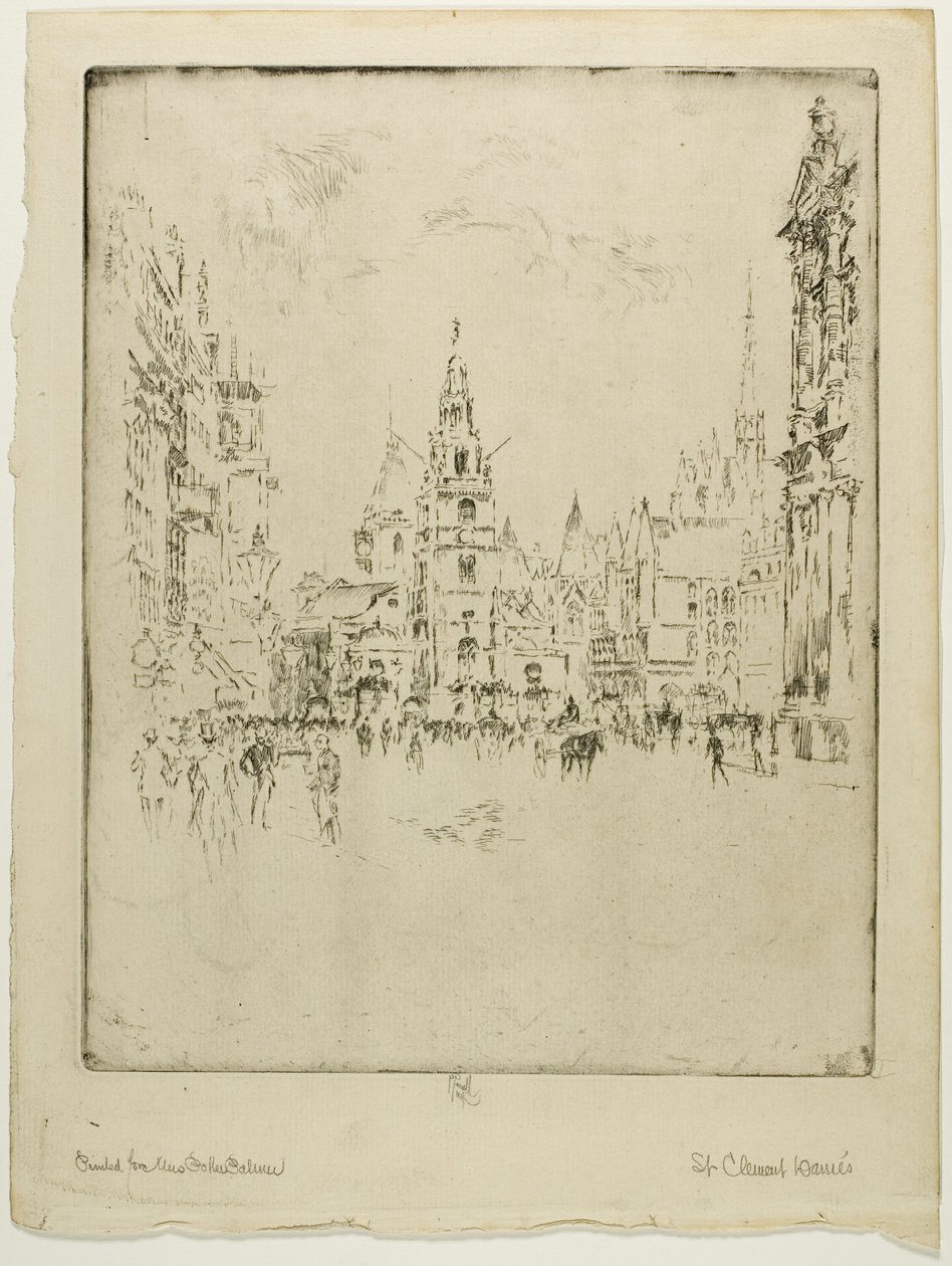 St. Clements Danes alkotó: Joseph Pennell