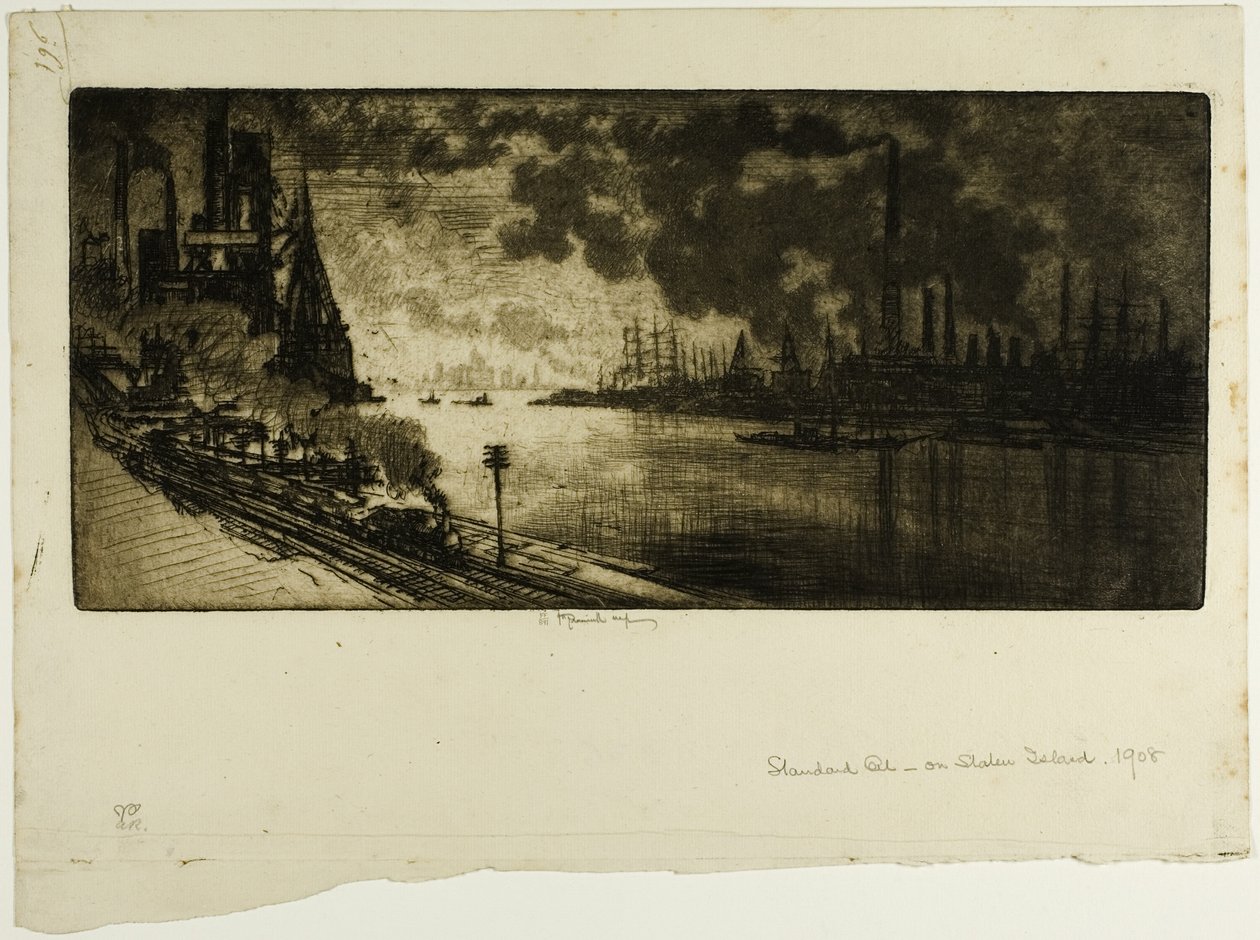 Standard Olaj, Staten Island alkotó: Joseph Pennell