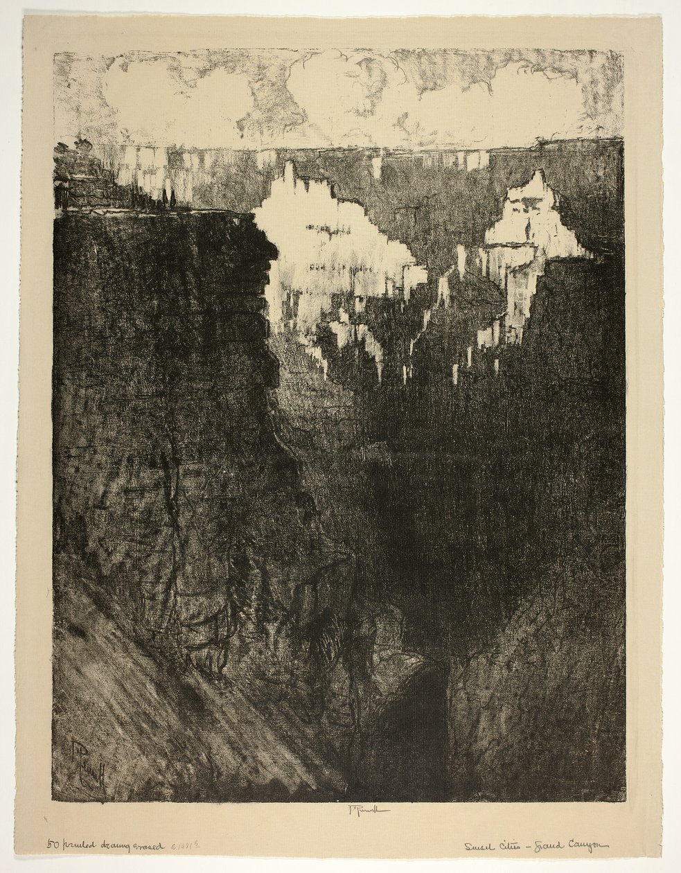 Sunset Cities, a Grand Canyonban alkotó: Joseph Pennell