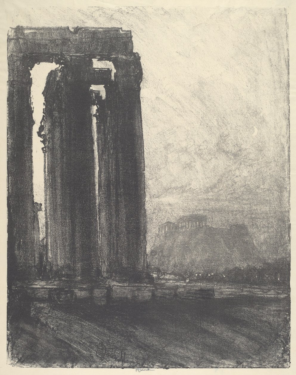 Jupiter temploma, este alkotó: Joseph Pennell