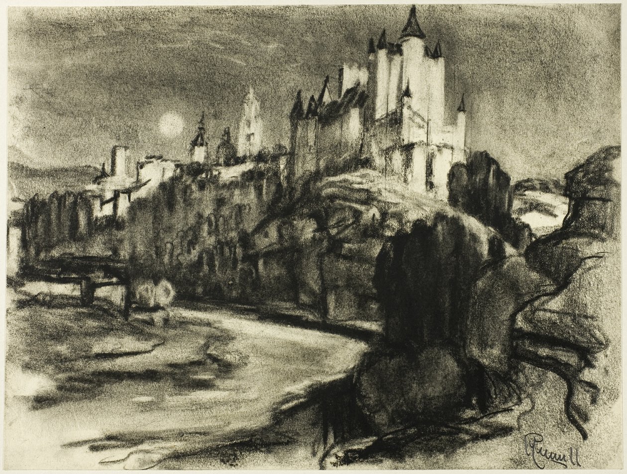 Alcazar, Segovia alkotó: Joseph Pennell