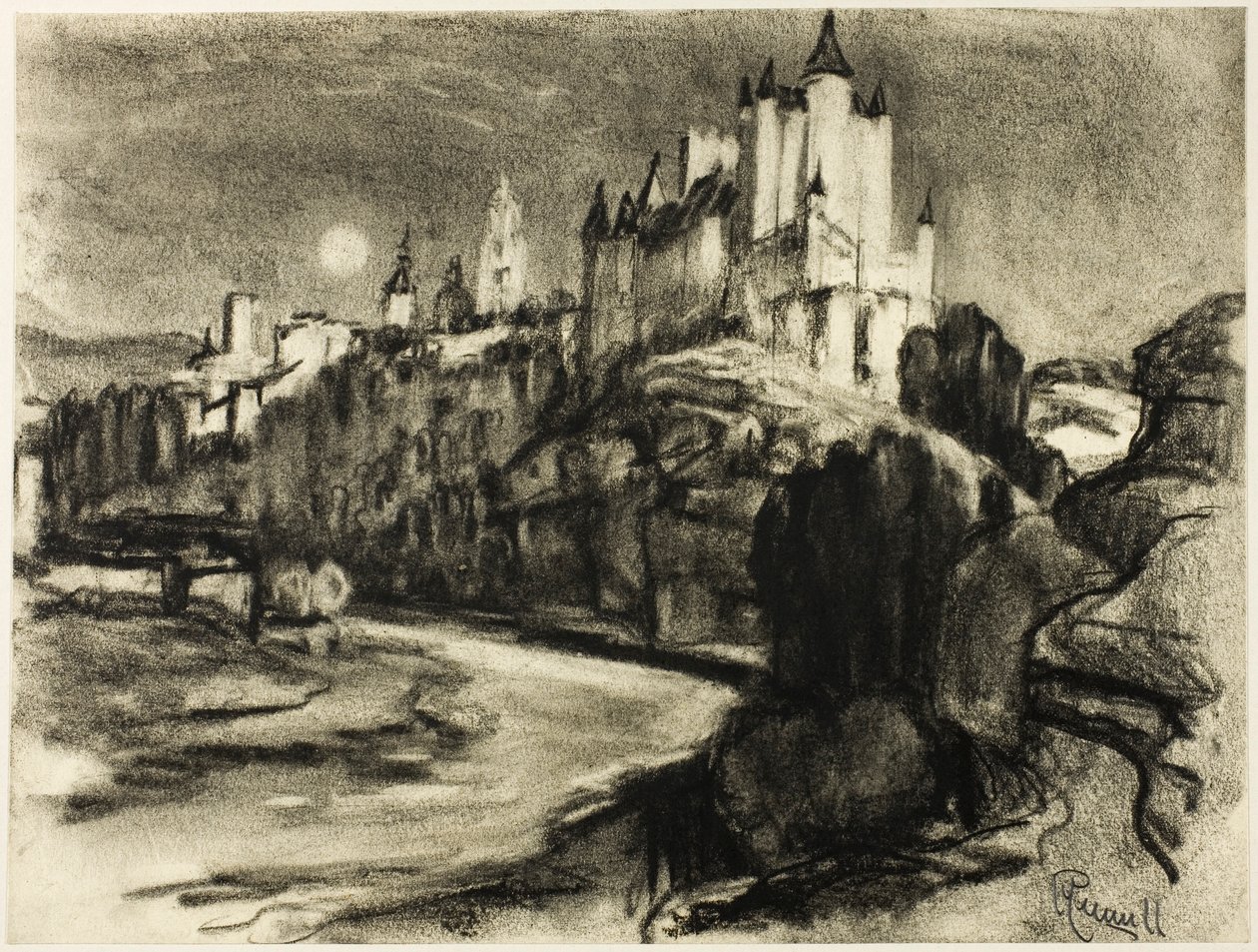 Alcazar, Segovia alkotó: Joseph Pennell