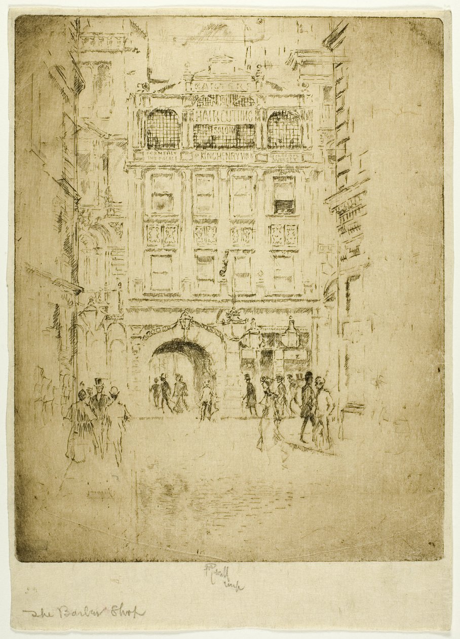 A Fodrászat alkotó: Joseph Pennell
