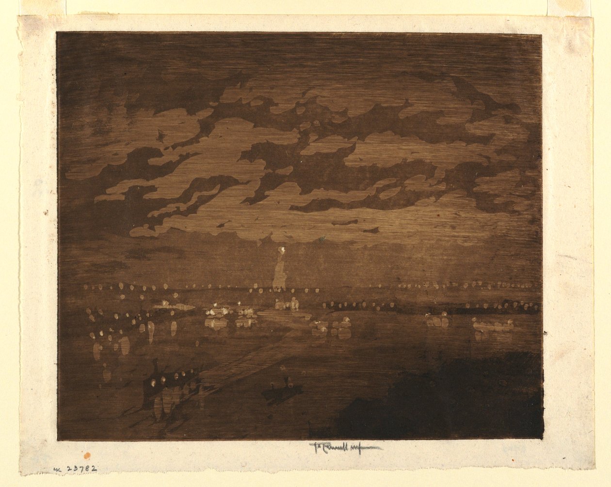 The Bay, New York alkotó: Joseph Pennell