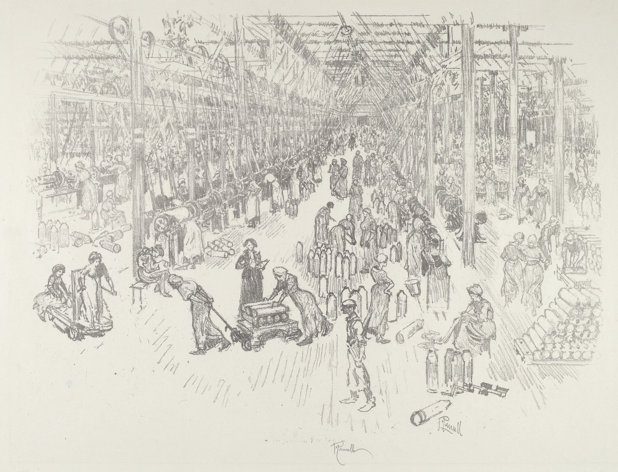 Az Ezer Lány Öble, 1916. alkotó: Joseph Pennell