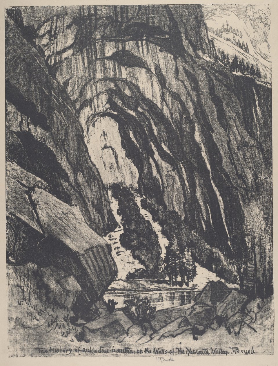 A katedrális ajtaja alkotó: Joseph Pennell
