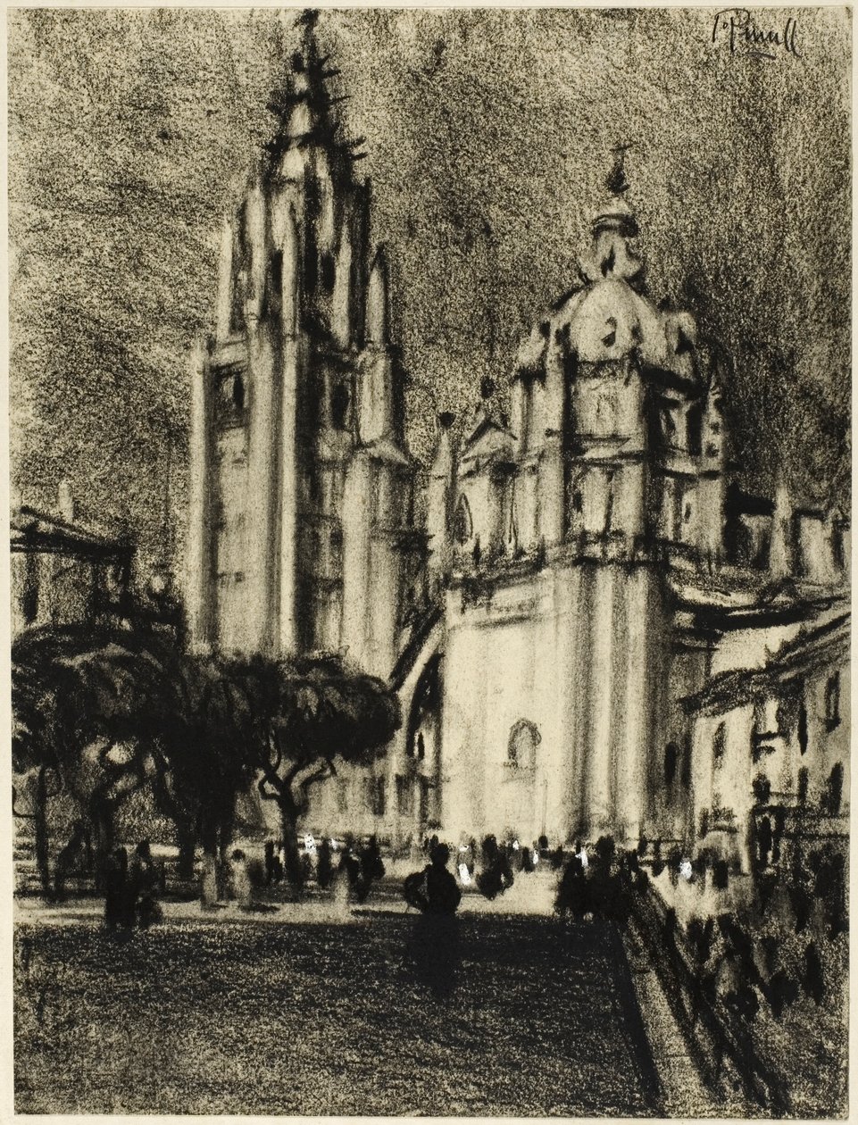 A székesegyház, Toledo alkotó: Joseph Pennell