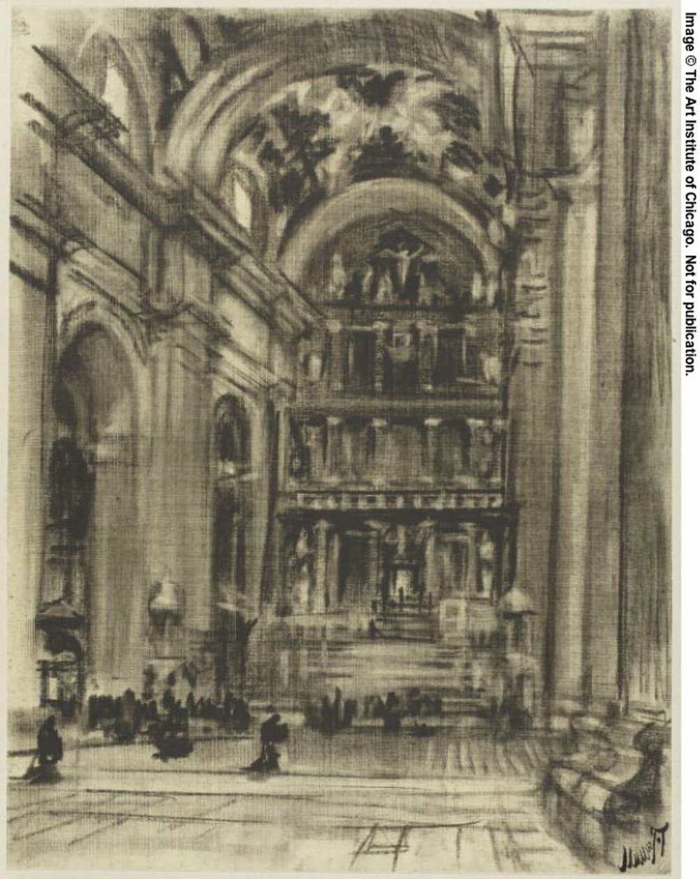 A vidám gótikus kolostorok, Toledo alkotó: Joseph Pennell