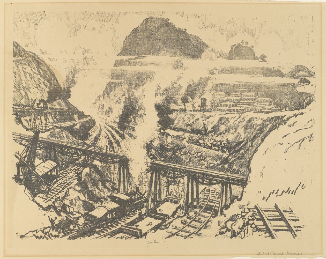 A vágás Paraisóban alkotó: Joseph Pennell