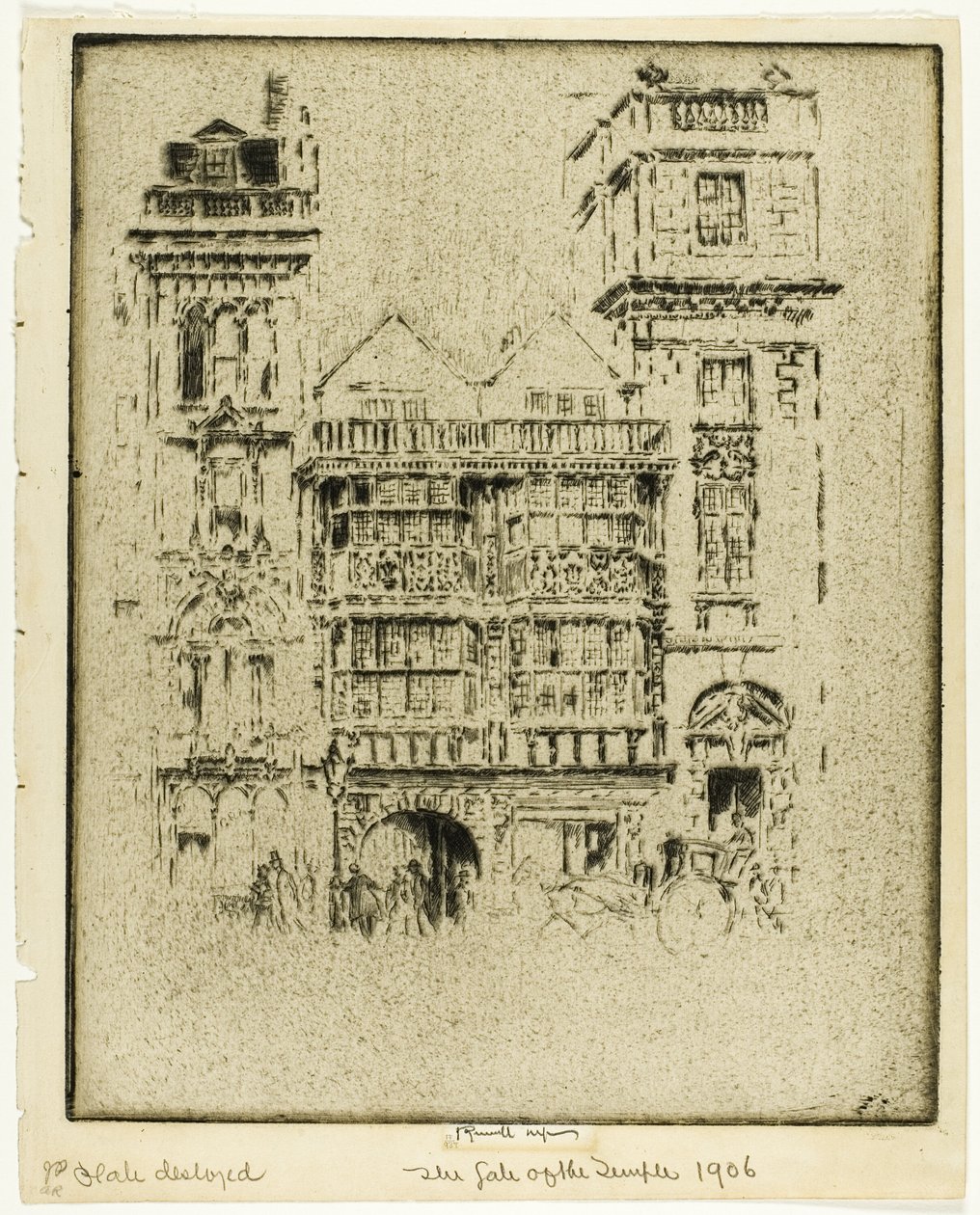 A templom kapuja alkotó: Joseph Pennell