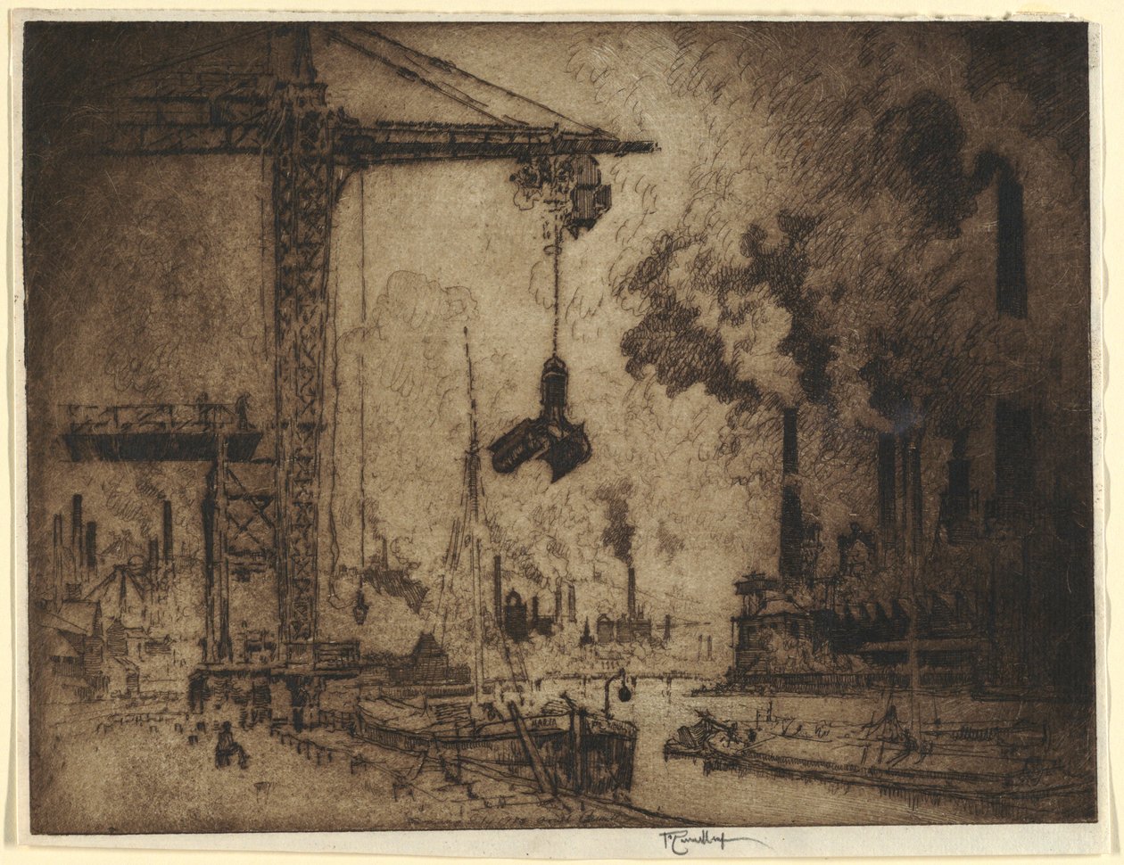 A markolat, támadás alkotó: Joseph Pennell