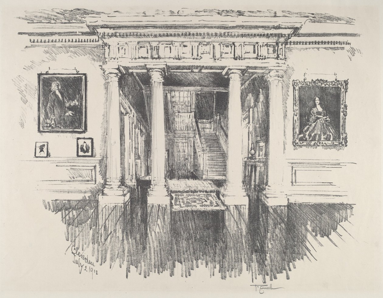 A clivedeni terem alkotó: Joseph Pennell