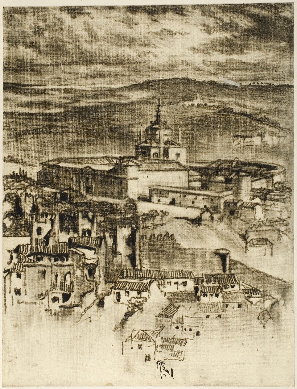 Szent János hospice, Toledo alkotó: Joseph Pennell