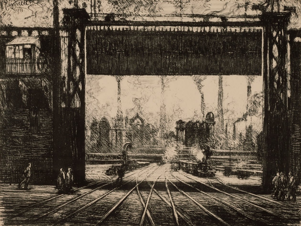 A vaskapu - Charleroi, a Belgium sorozatból alkotó: Joseph Pennell
