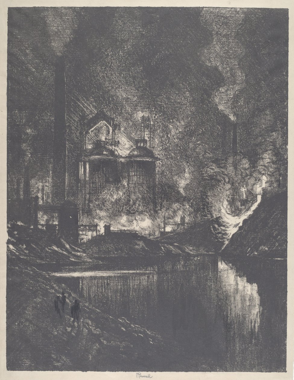 A Tűz tava, Charleroi alkotó: Joseph Pennell