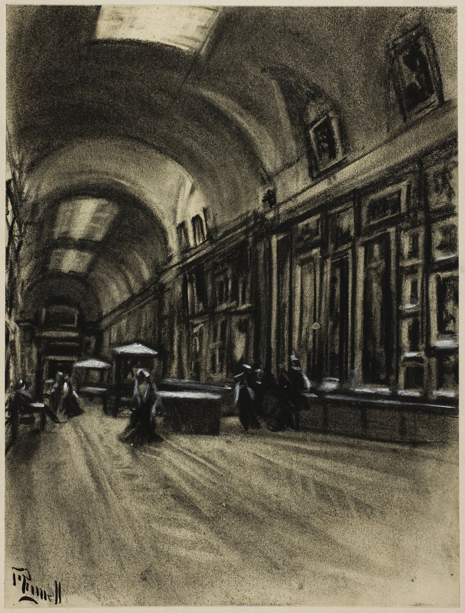 A Long Gallery, Prado alkotó: Joseph Pennell