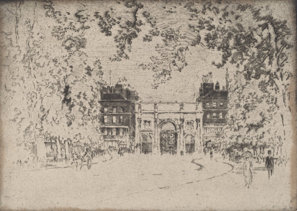 A márványív, 1905. alkotó: Joseph Pennell