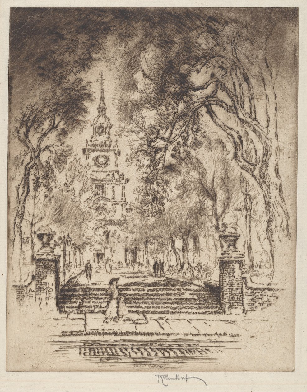 The Square, Independence Square, Philadelphia alkotó: Joseph Pennell