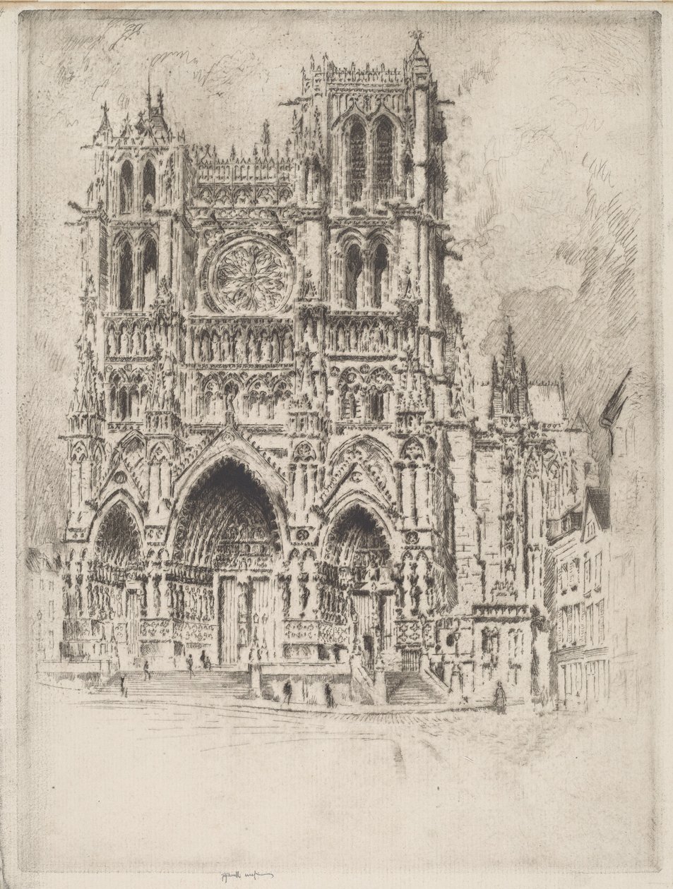 A nyugati front, Amiens alkotó: Joseph Pennell