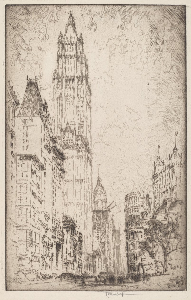 A Woolworth épület alkotó: Joseph Pennell