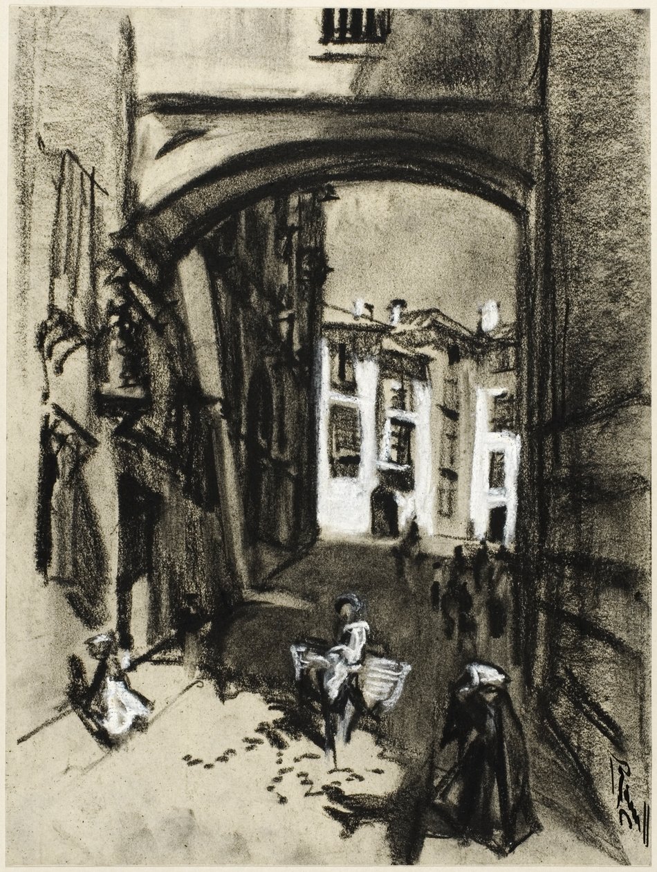 Toledo, az ív utcája alkotó: Joseph Pennell