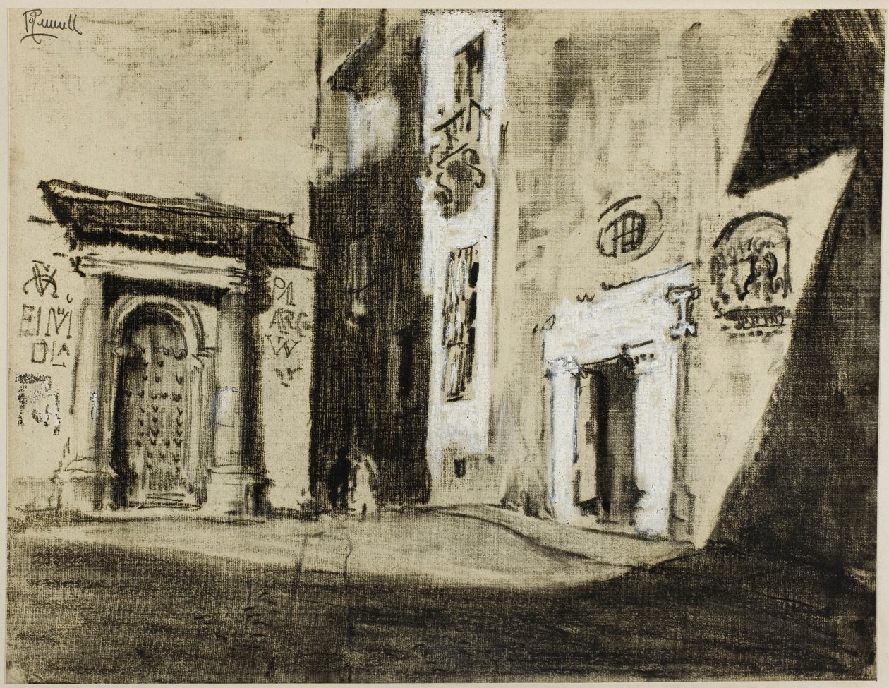 Toledo utcák alkotó: Joseph Pennell