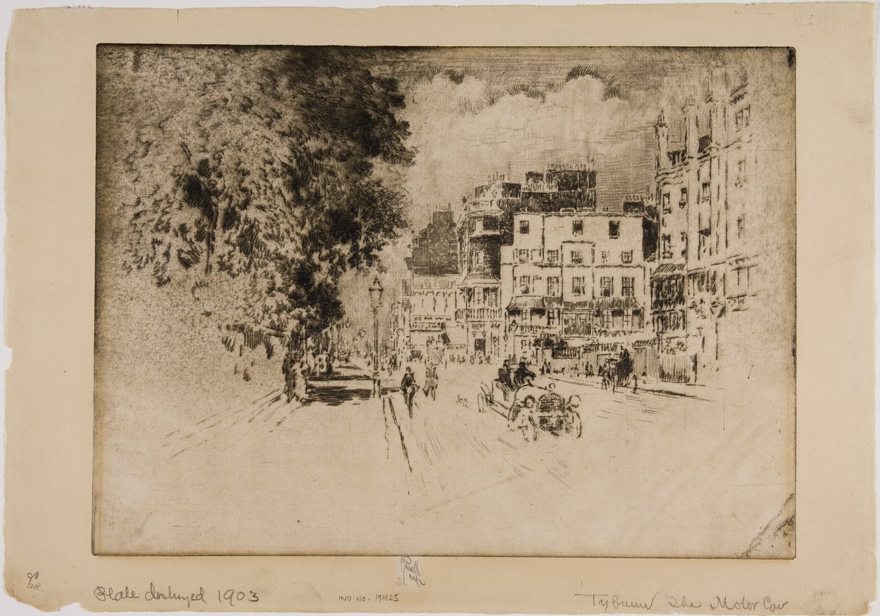 Tyburn, az autó alkotó: Joseph Pennell