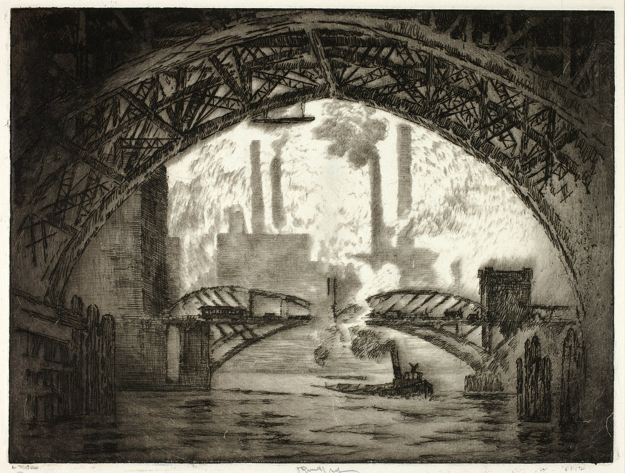 A hidak alatt, Chicago alkotó: Joseph Pennell