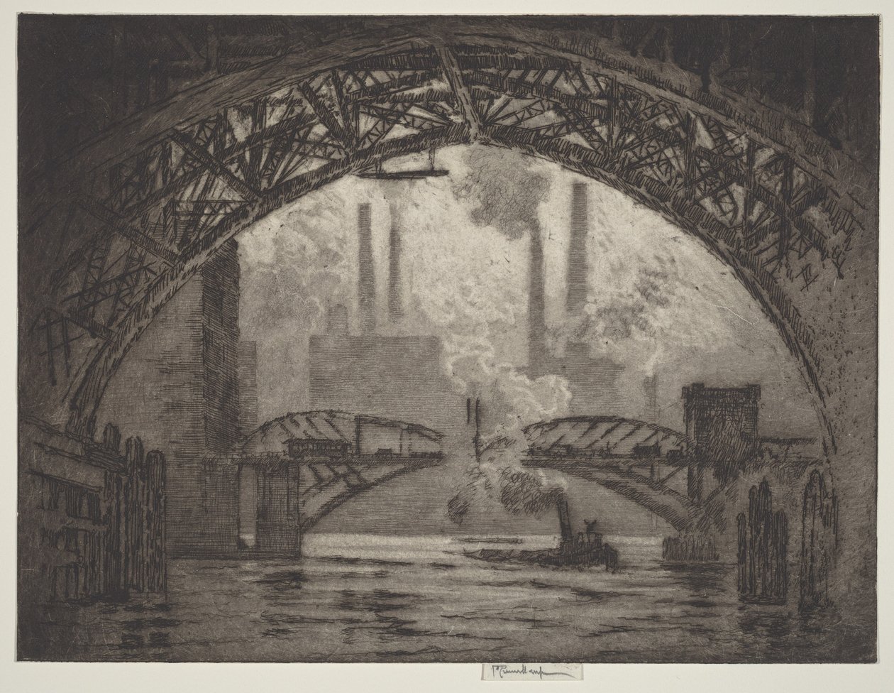 A hidak alatt, Chicago alkotó: Joseph Pennell
